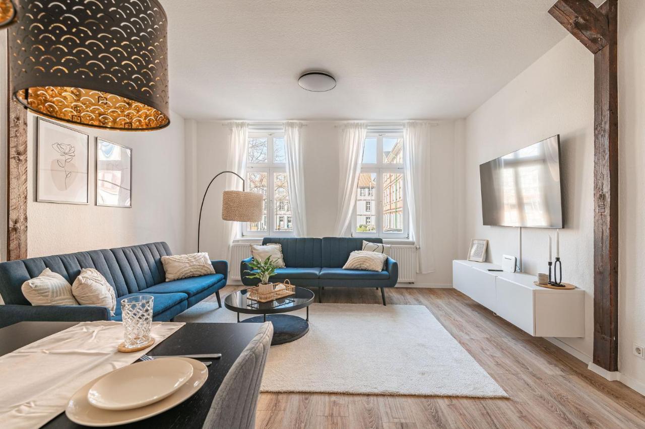 Exklusives Innenstadt Apartment - Parken - Smart-Tv - Kaffeevollautomat Wernigerode Bagian luar foto